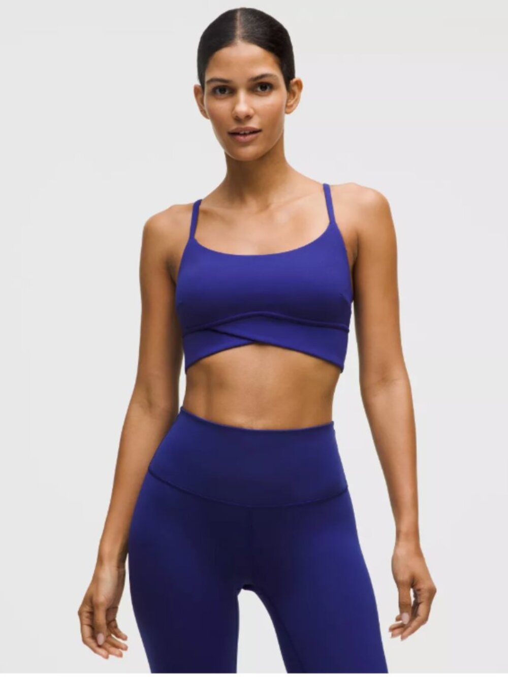 lululemon athletica Wunder Train Strappy Wrapped Bra Light Support, C/D Cup